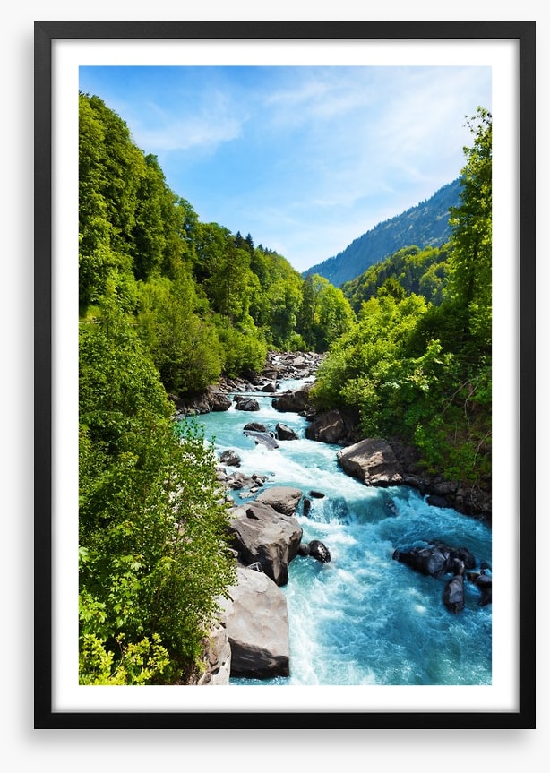 White water rapids