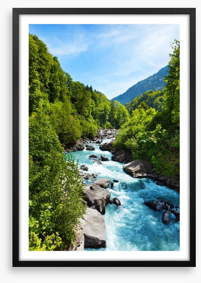 White water rapids