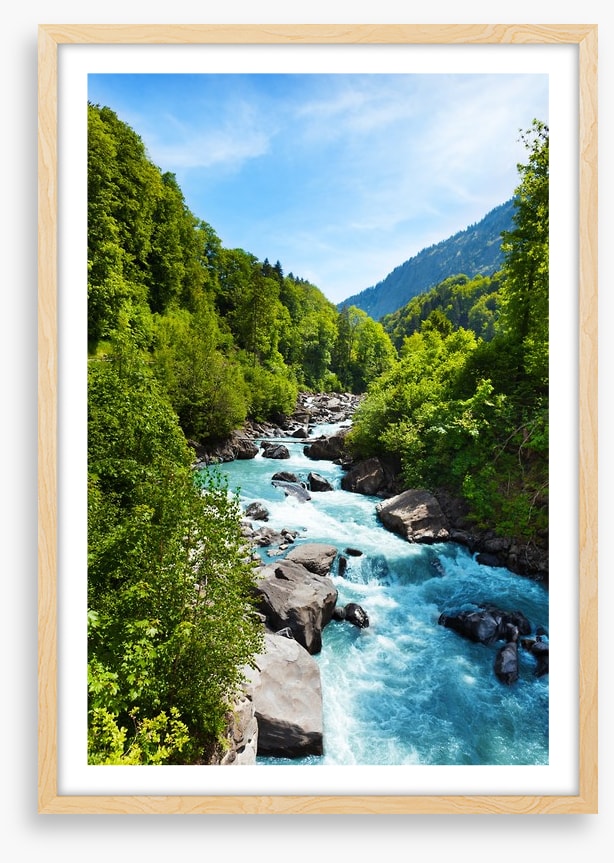 White water rapids
