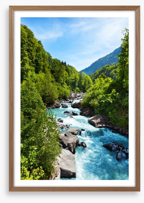 White water rapids