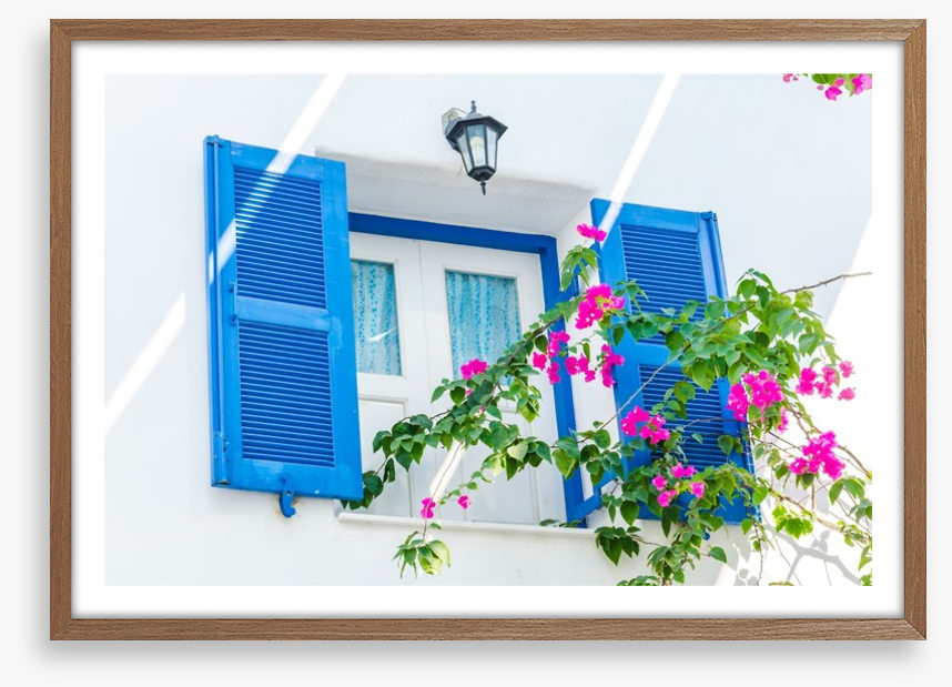 Santorini shutters