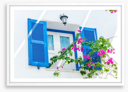 Santorini shutters