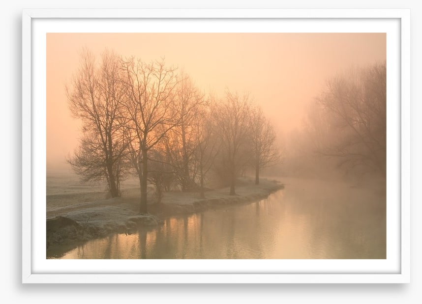 Foggy morning on the Thames, Oxford
