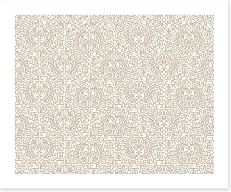 Paisley damask