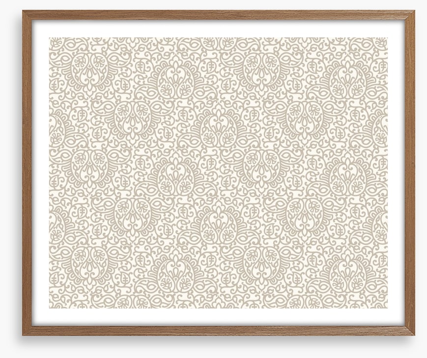 Paisley damask