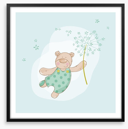 Baby bear in spring