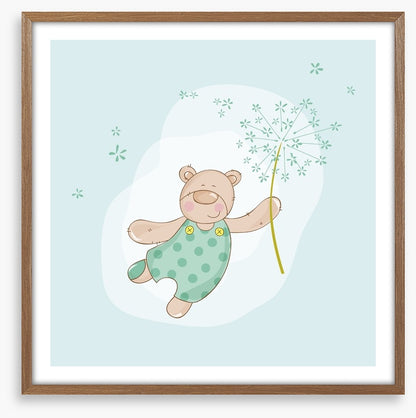 Baby bear in spring