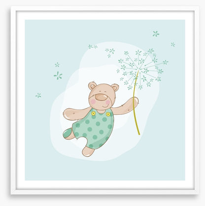 Baby bear in spring