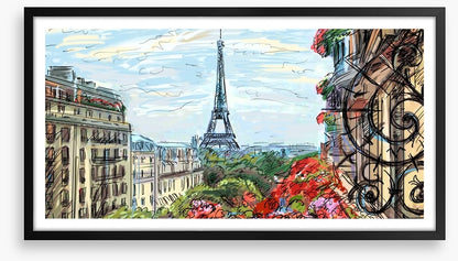 View to the Eiffel Tower