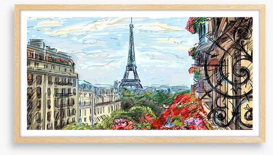 View to the Eiffel Tower