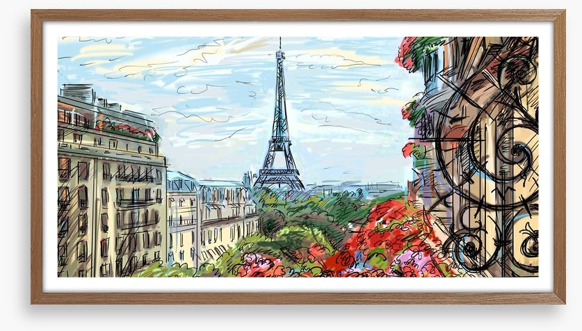 View to the Eiffel Tower