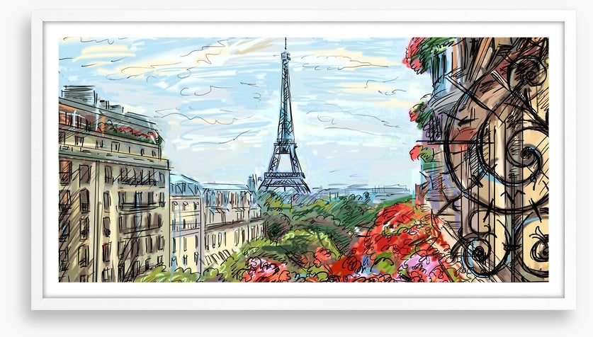 View to the Eiffel Tower