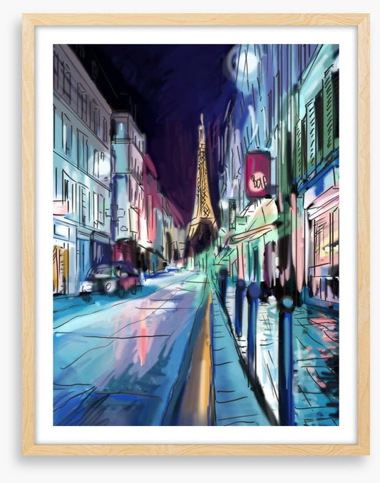 Rainy night in Paris
