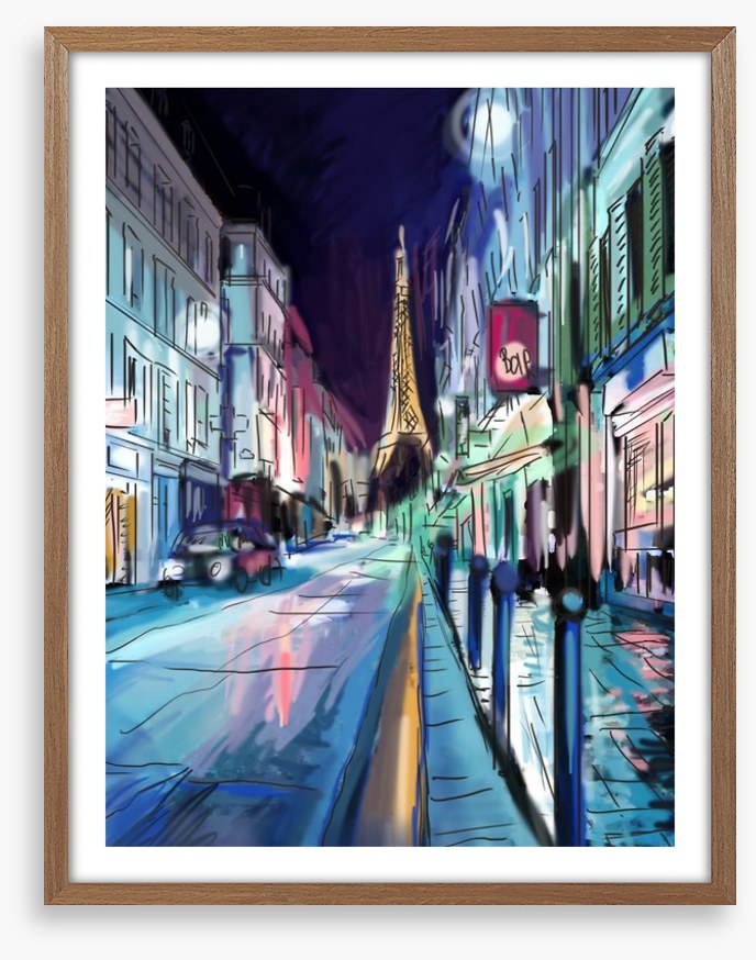 Rainy night in Paris