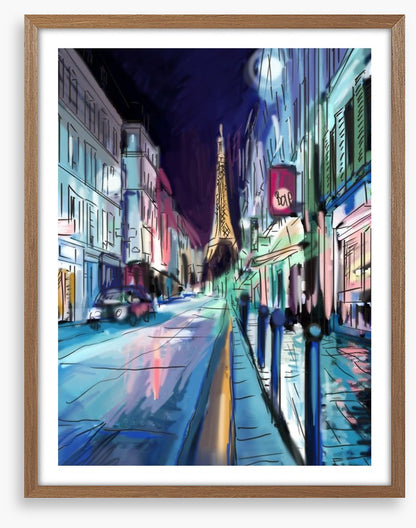 Rainy night in Paris