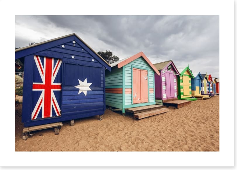 Brighton bathing boxes