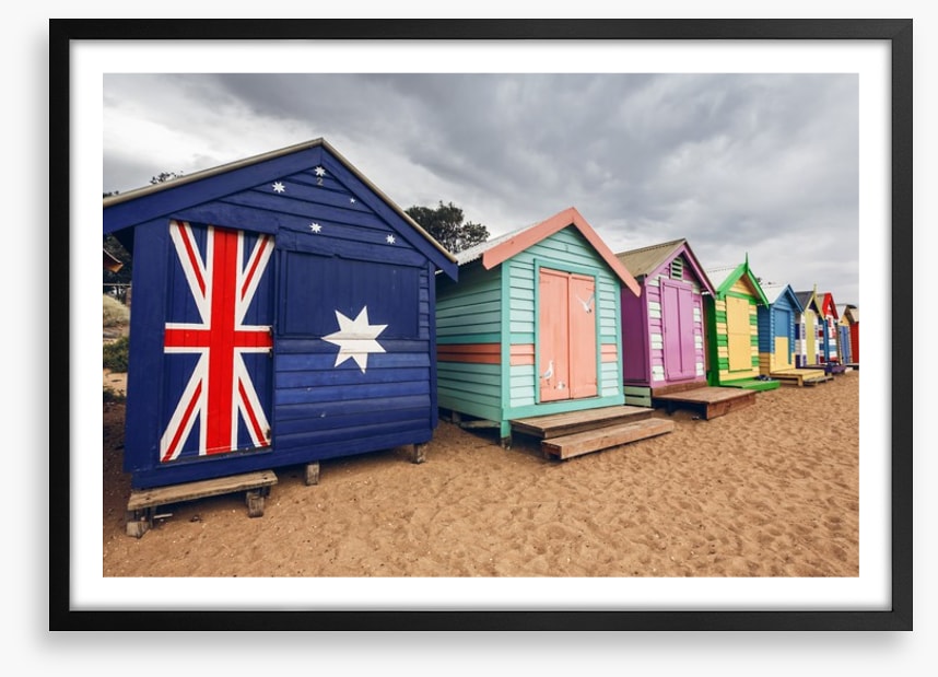 Brighton bathing boxes