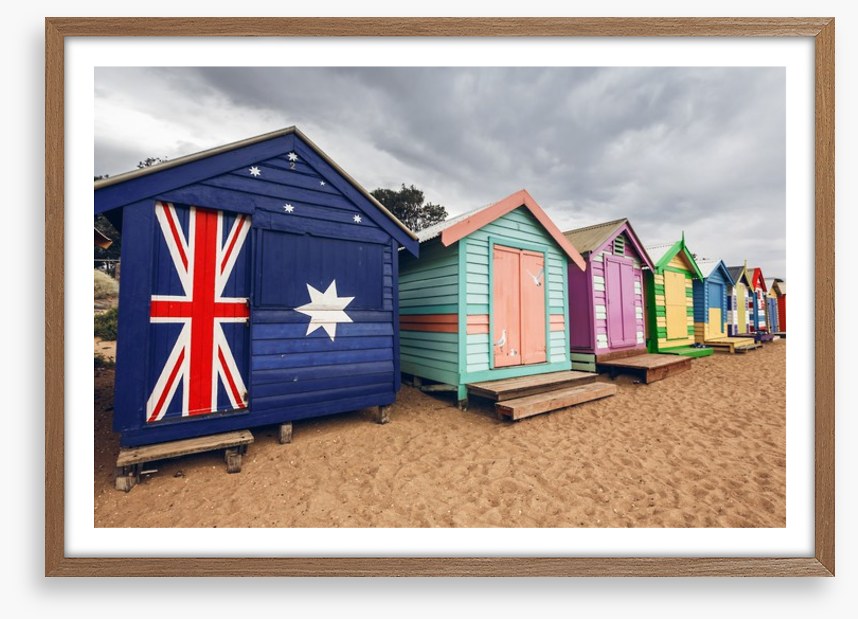 Brighton bathing boxes