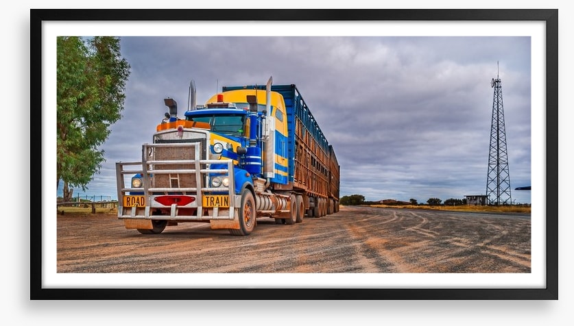 The road train arrives