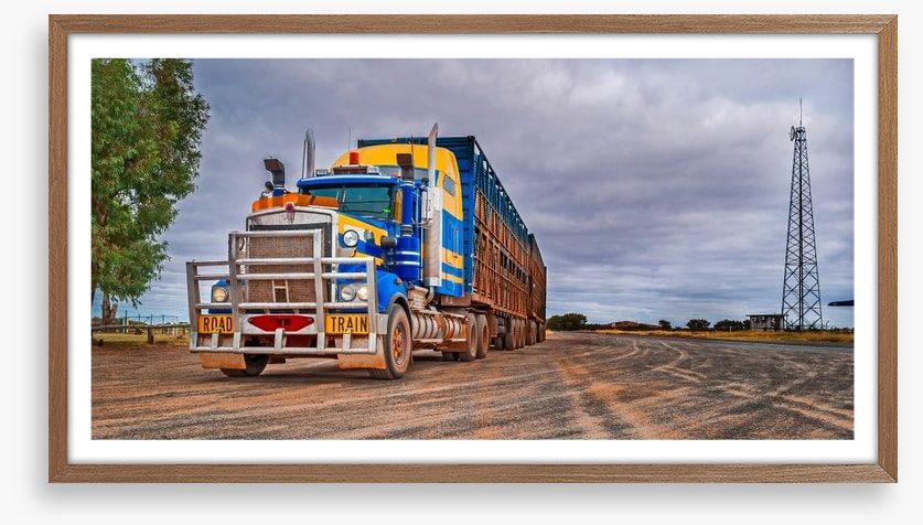 The road train arrives