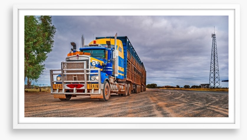 The road train arrives