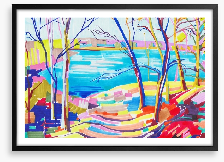 Summer by the lake