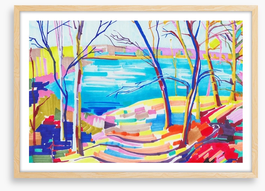 Summer by the lake