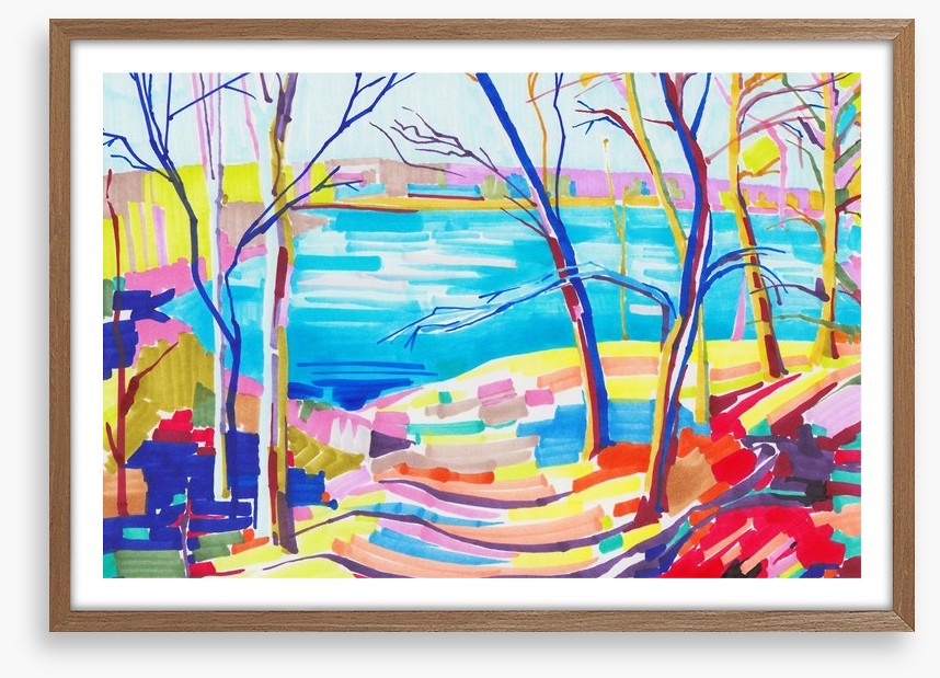 Summer by the lake