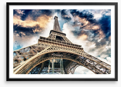 Eiffel cloudscape