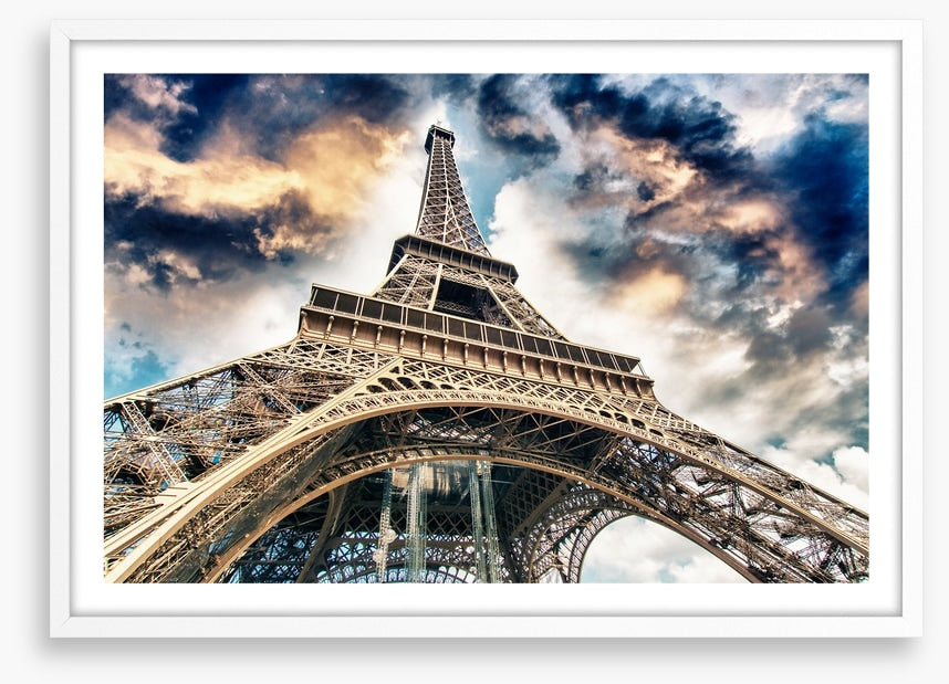 Eiffel cloudscape