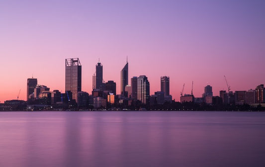 Perth in purple