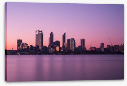 Perth in purple