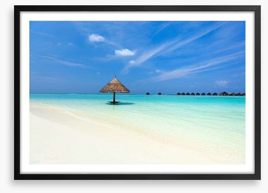 Tropical beach in the Maldives