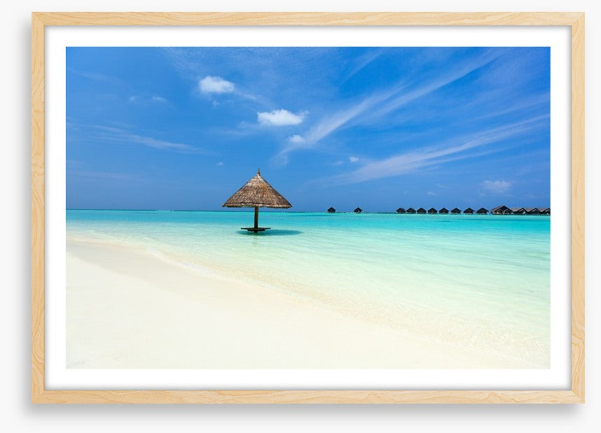 Tropical beach in the Maldives