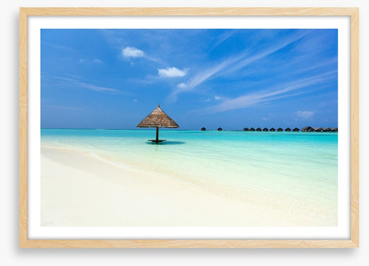 Tropical beach in the Maldives