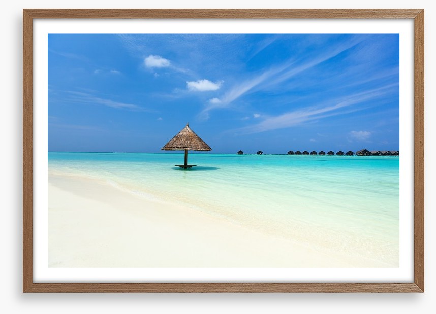 Tropical beach in the Maldives