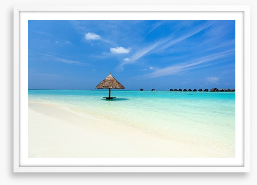 Tropical beach in the Maldives