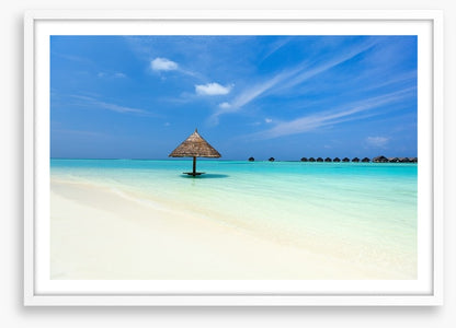 Tropical beach in the Maldives