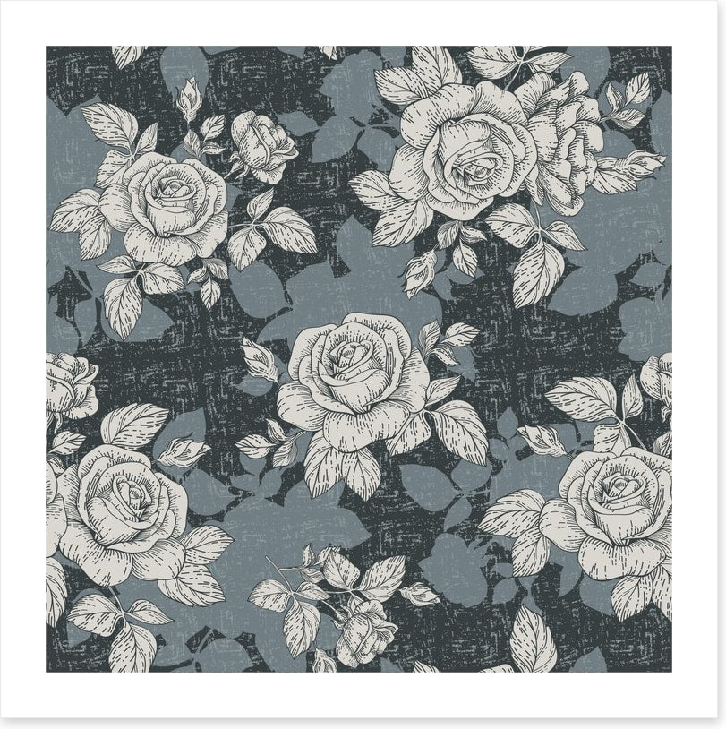 Vintage evening rose