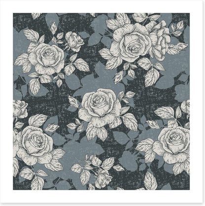 Vintage evening rose