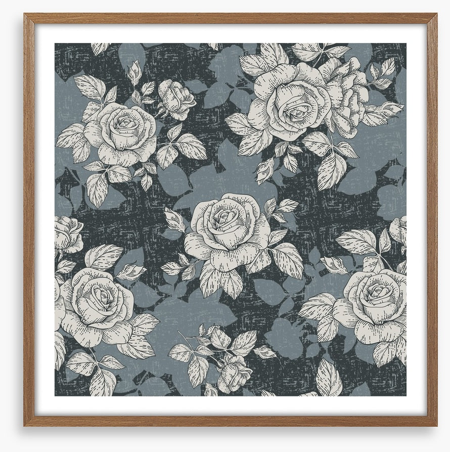 Vintage evening rose