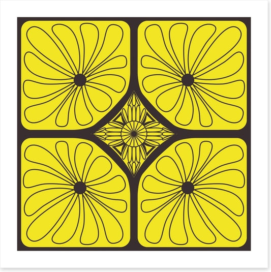 Art nouveau daisy