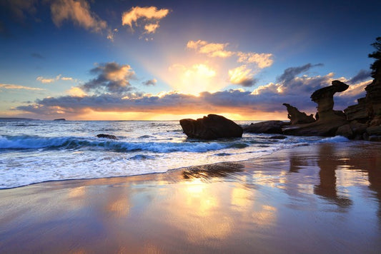 Beach sunrise at Noraville