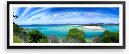 Blue bay panorama