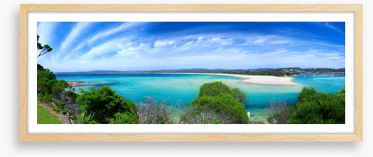 Blue bay panorama