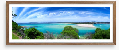 Blue bay panorama