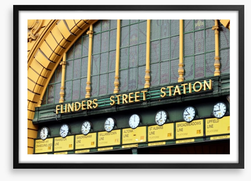 Iconic Flinders Street station