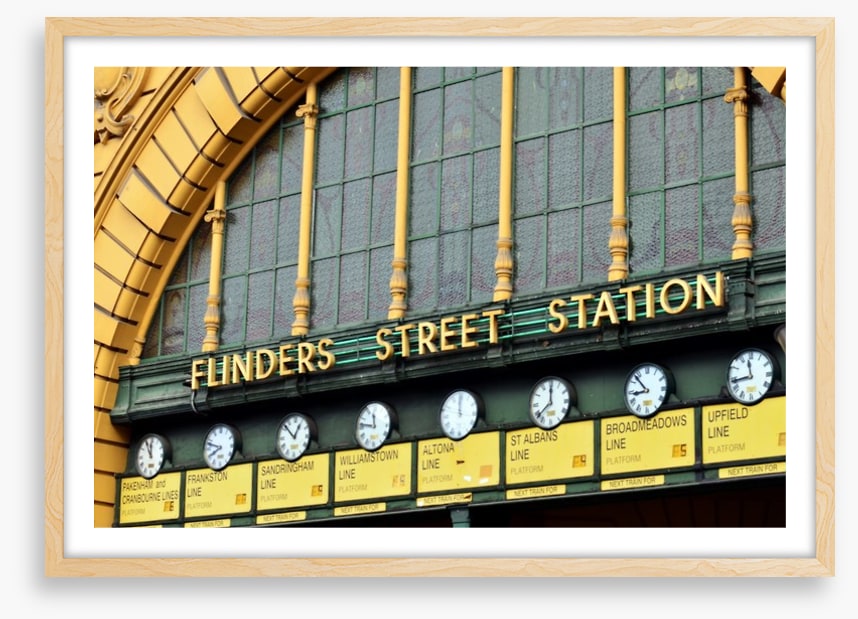 Iconic Flinders Street station