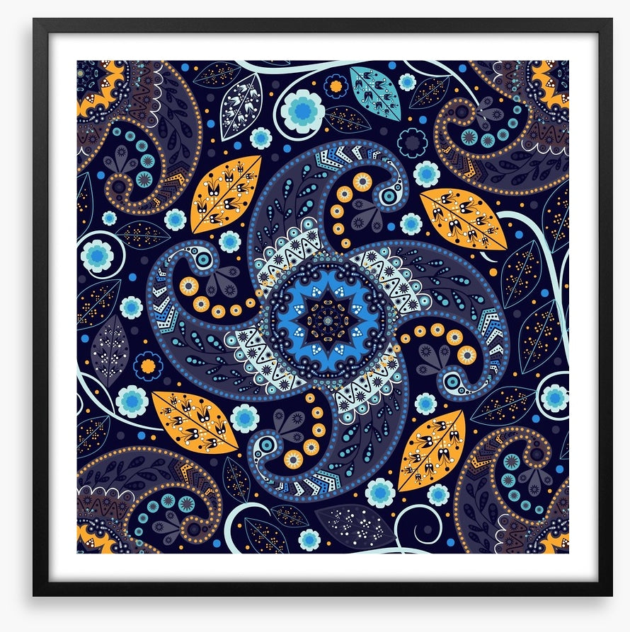 Paisley flower