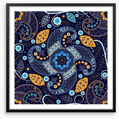 Paisley flower